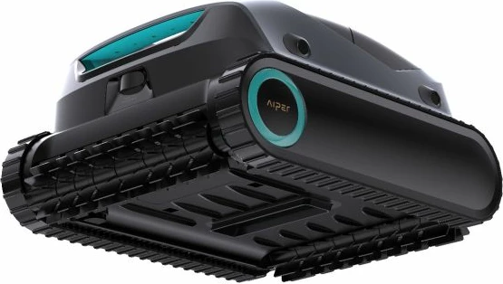 robot pastrues pishine me bateri AIPER Scuba X1, thithje 420 LPM, 180 min, pastrim fund/mure/vijë uji, stacion karikimi pa kabllo, zi/gri