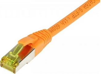 Kabllo rrjeti Synergy21 Patchkabel RJ45 CAT6A, 15m, 500MHz, S/FTP, AWG26, portokalli