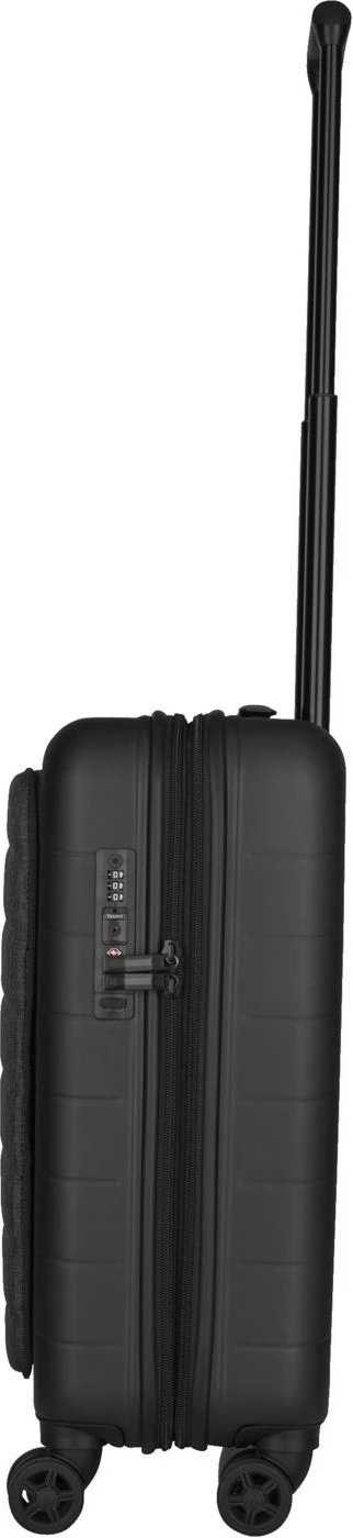 Kasë udhëtimi Wenger Syntry Carry-On me ndarje për laptop, e zezë/gri
