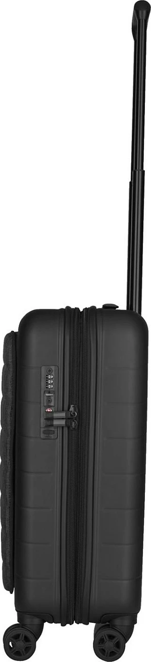 Kasë udhëtimi Wenger Syntry Carry-On me ndarje për laptop, e zezë/gri