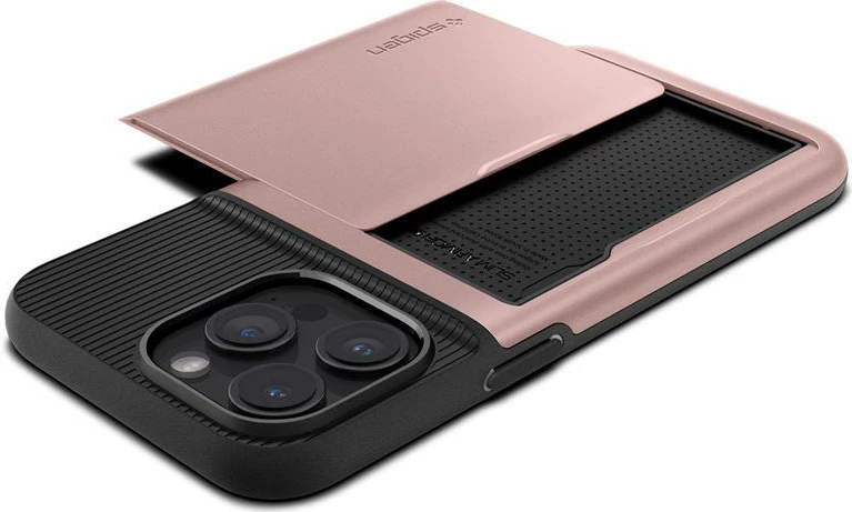 Mbështjellës Spigen Slim Armor CS për iPhone 15 Pro, Rozë