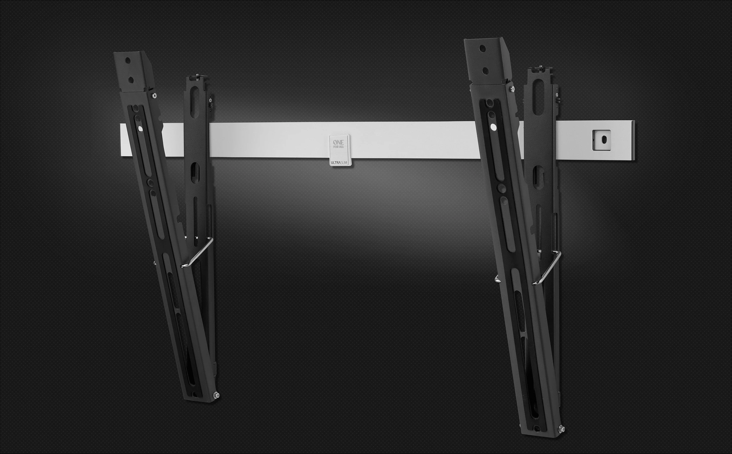 Mbajtëse muri për TV OneForAll WM 6621 Ultra Slim Tilt, 32-84", e zezë