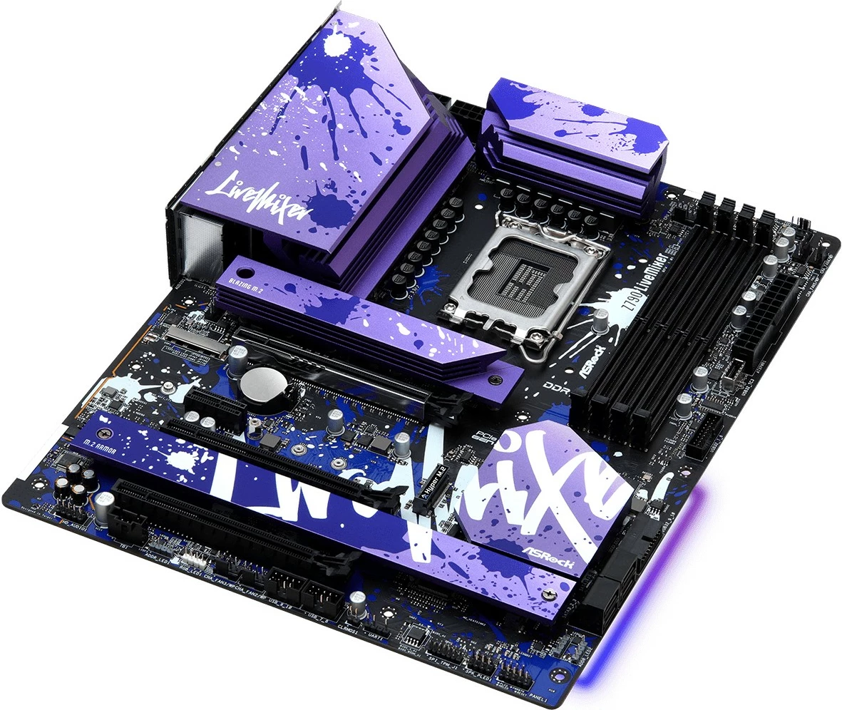 Pllakë amë ASRock Z790 LiveMixer, Intel, LGA 1700, DDR5, 128 GB, Vjollcë