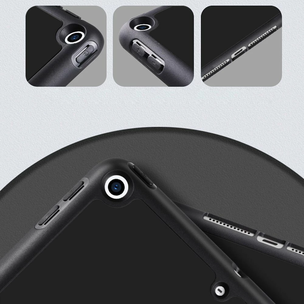 Mbështjellës flip eStuff ES682085-BULK për iPad 9.7" (2017/2018), me mbajtëse Pencil, i zi, bulk