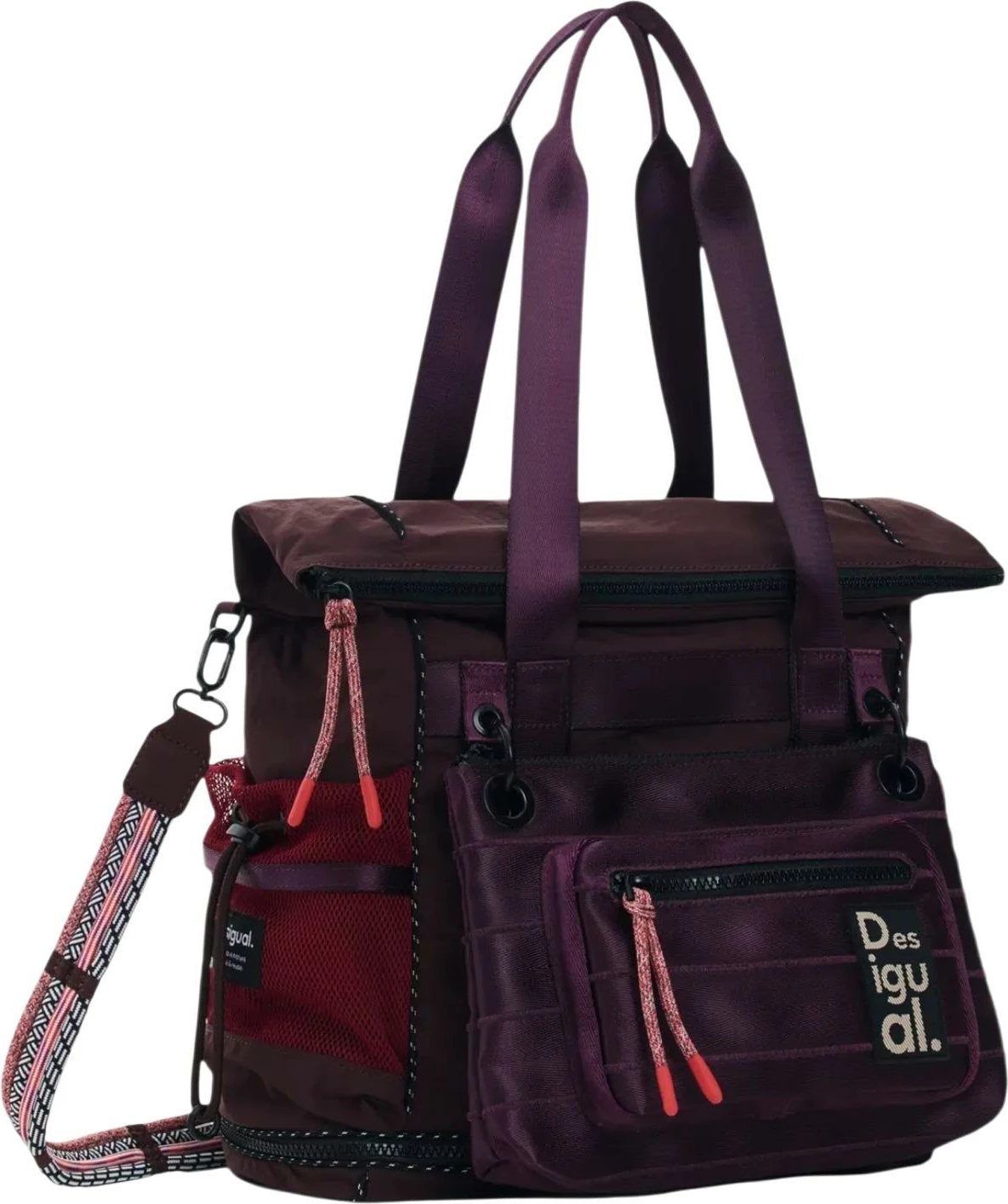 Çantë shpine për femra Desigual Tannith Voyager 26WAKY07, bordo