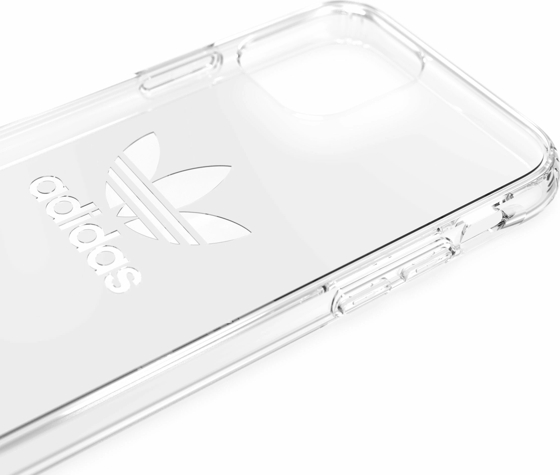 Mbështjellës Adidas Originals Protective Clear Case Big Logo FW19 për iPhone 11 Pro, transparent
