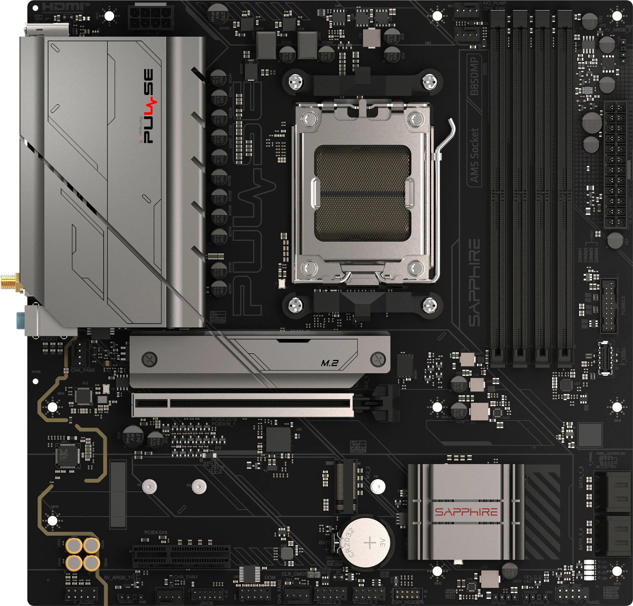 Pllakë amë Sapphire PULSE B850M WIFI, Socket AM5