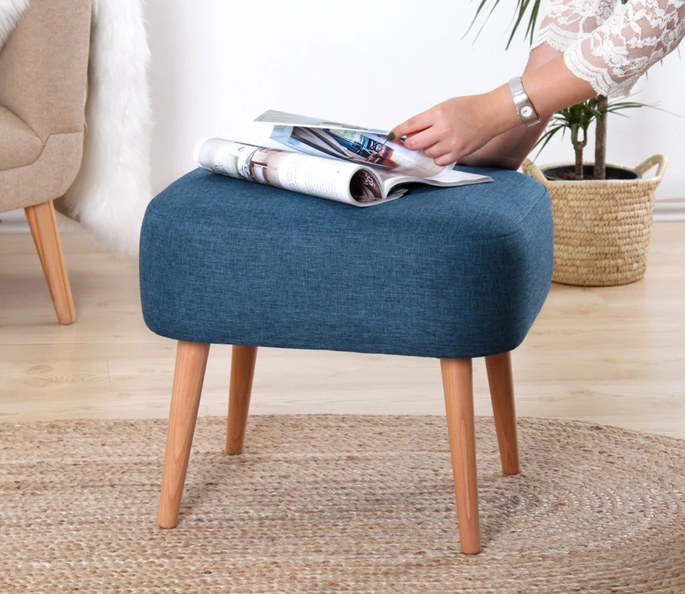 Puf Atelier del Sofa, ngjyrë papagalli-blu