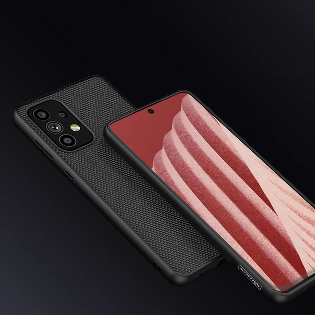 Mbështjellës Nillkin Textured Case për Samsung Galaxy A73, i zi
