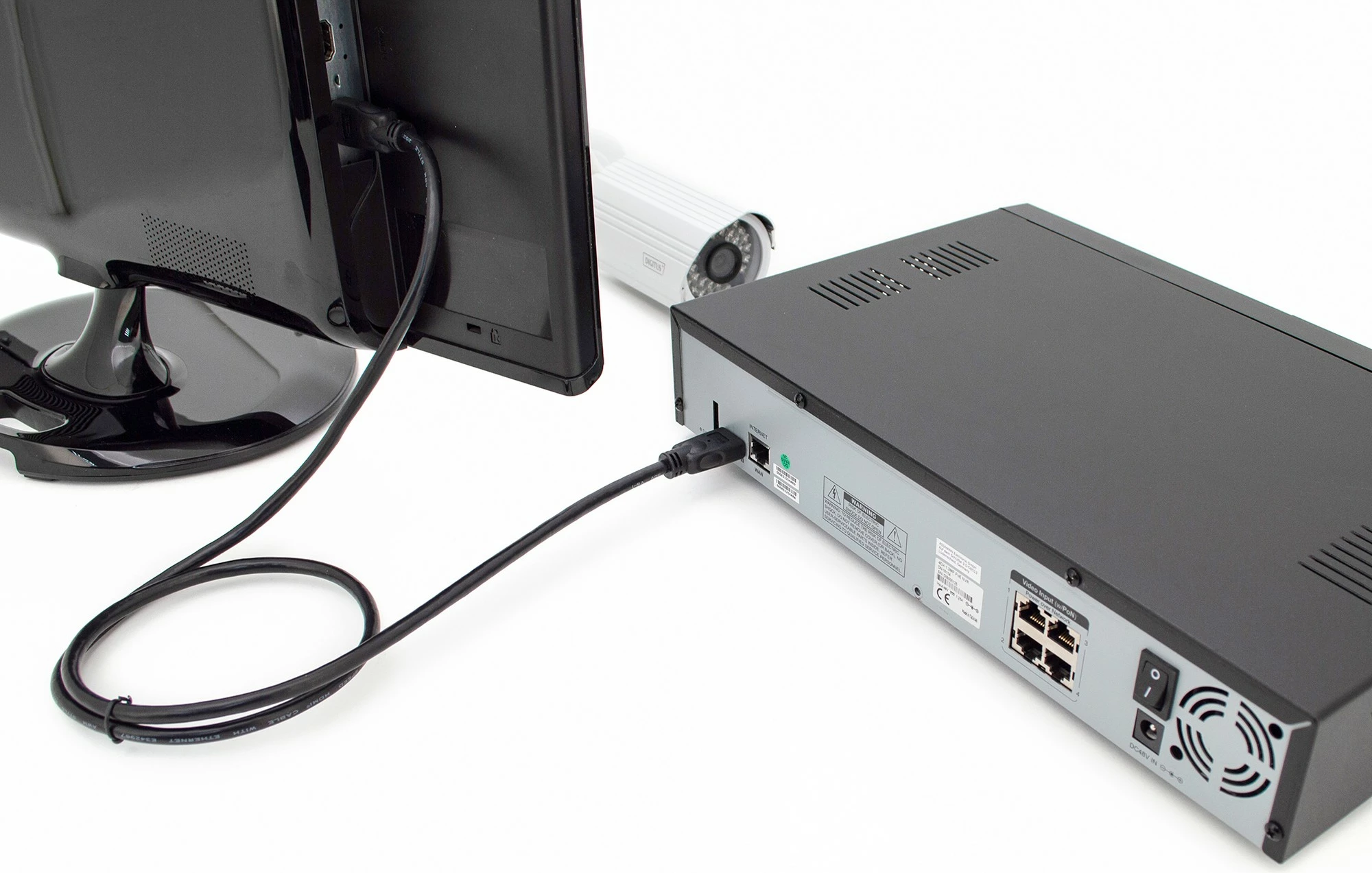 Kabllo HDMI Digitus Premium High Speed 3m, 4K, Ethernet, e zezë