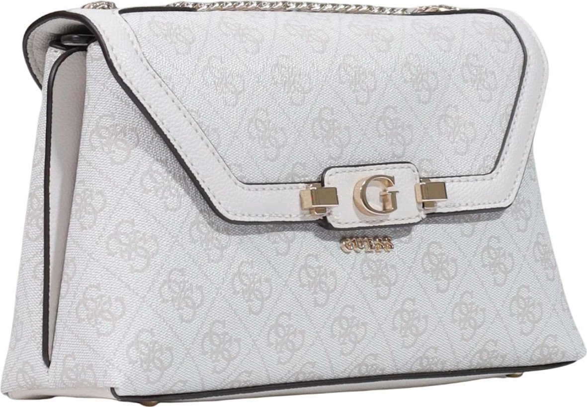 Çantë krahu për femra Guess Coleen Logo Small SA HWSG97 49210, e bardhë