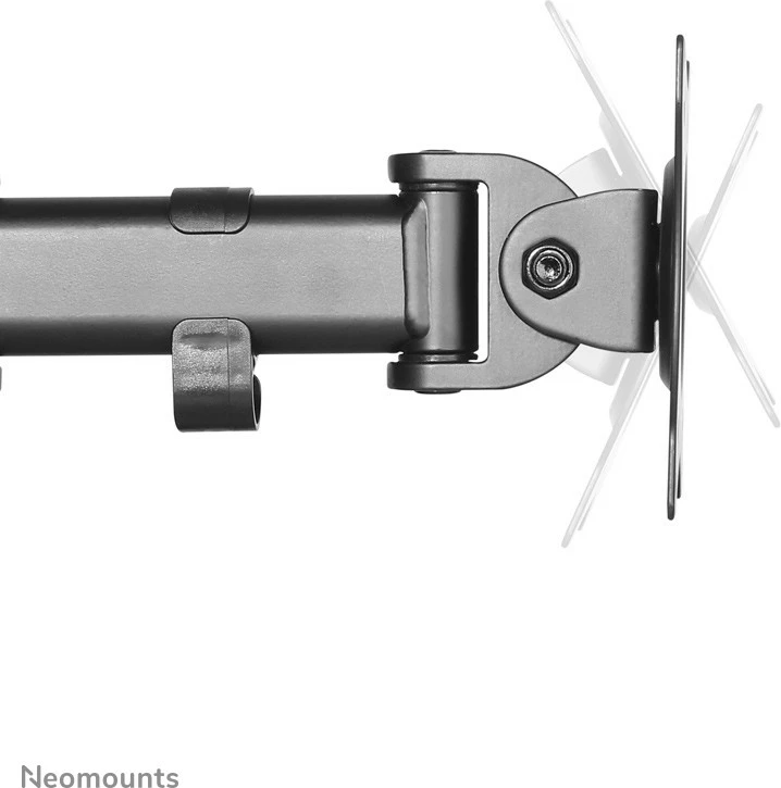 Krah monitori Neomounts NM-D135BLACK, për tavolinë, 10-27 inç, rregullim lartësie, ngjyrë e zezë