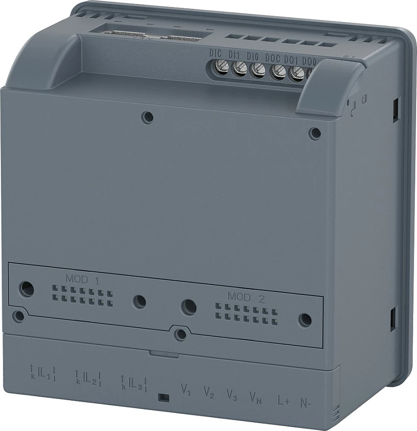 Matës energjie Siemens SENTRON PAC3220 7KM3220-0BA01-1DA0, ekran LCD, audit log, i zi