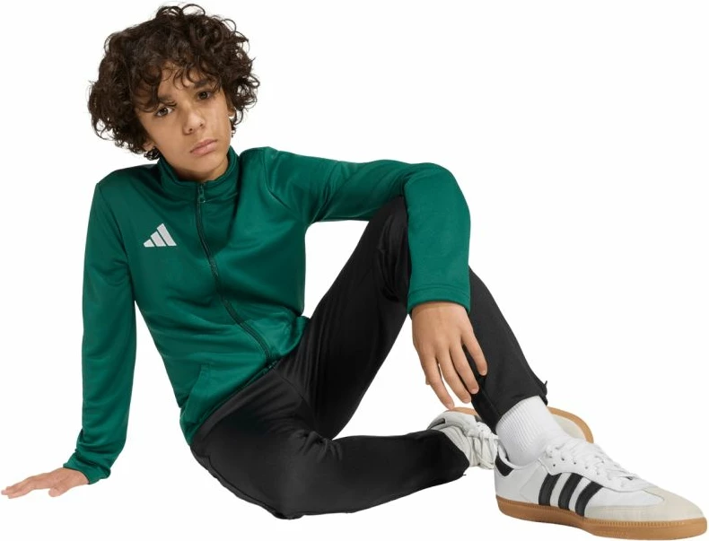 Duks për fëmijë adidas Entrada 26 Track KE9837, i gjelbër [Madhësia: 140 cm]