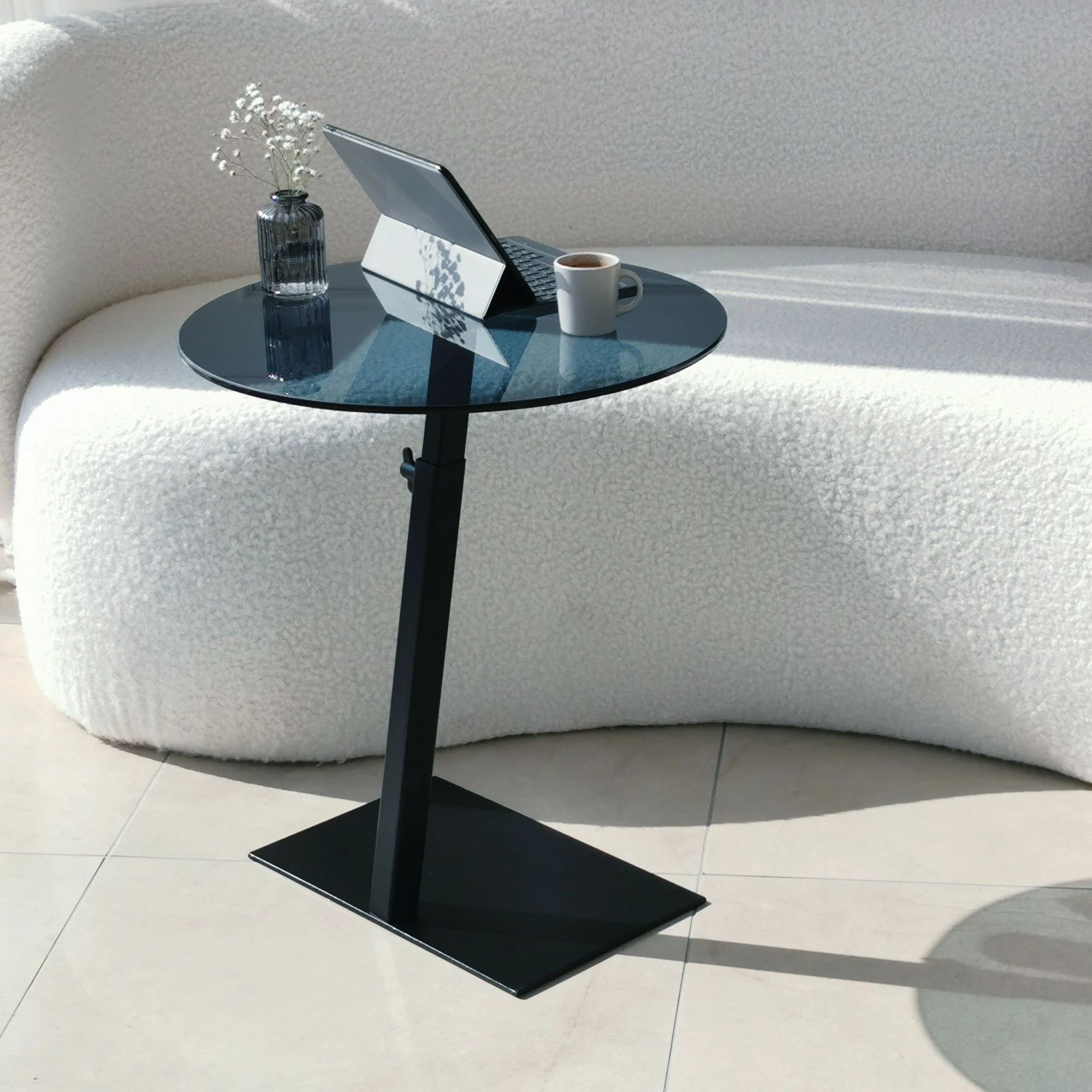 Tavolinë kafeje Hanah Home, fume - e zezë