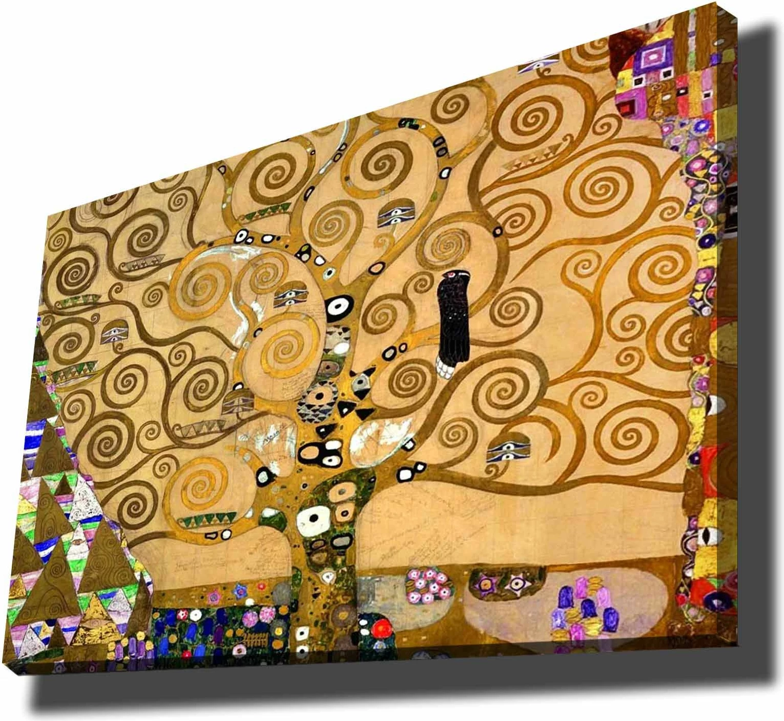 Pikturë dekorative në kanavacë, shumëngjyrëshe, 70x100cm, 70100KLIMT003