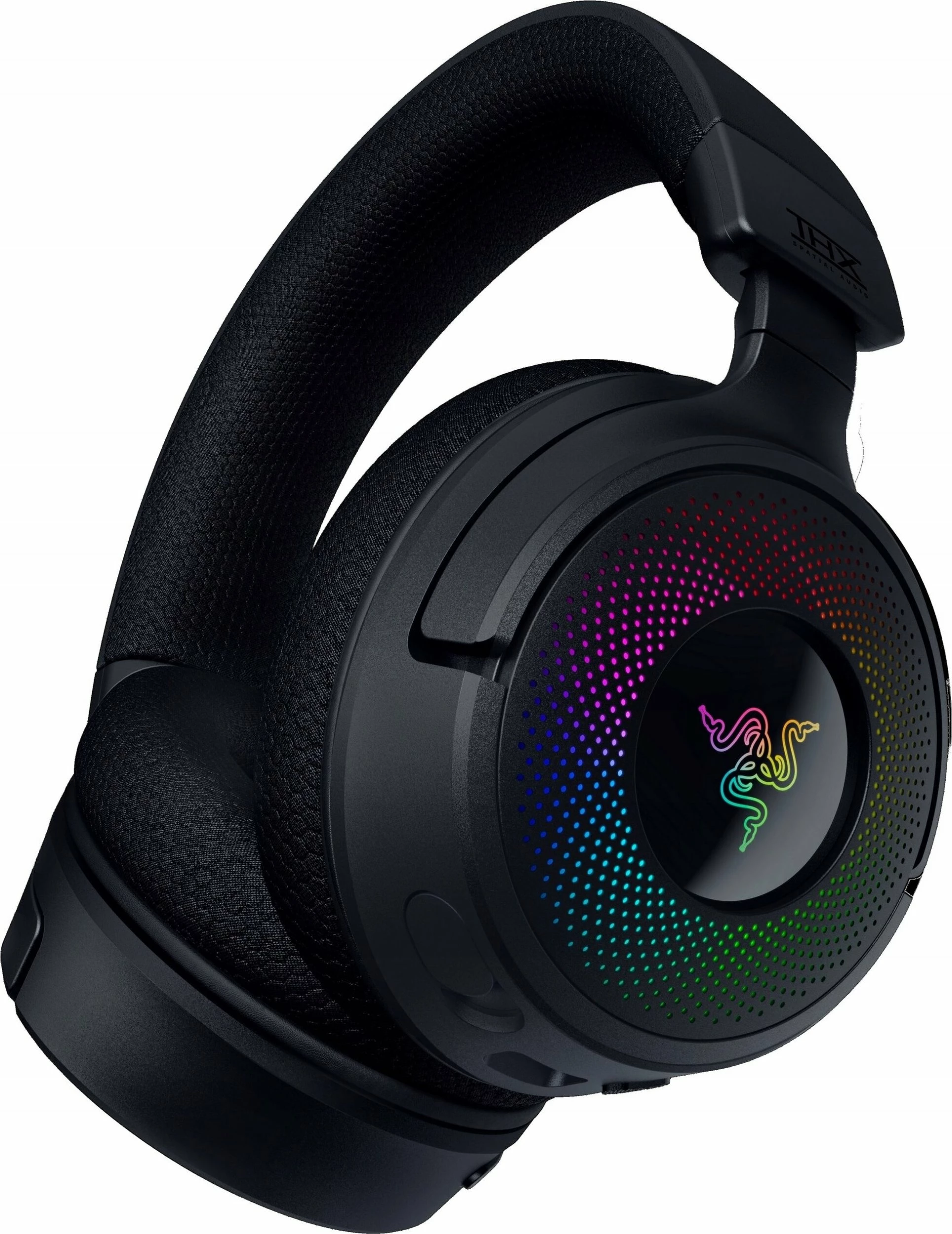 Kufje gaming Razer Kraken V4 (RZ04-05170100-R3M1), wireless, USB/USB-C, Bluetooth, THX Spatial Audio, RGB, të zeza