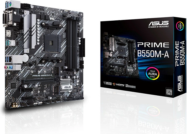 Pllakë amë ASUS PRIME B550M-A, Socket AM4, micro ATX