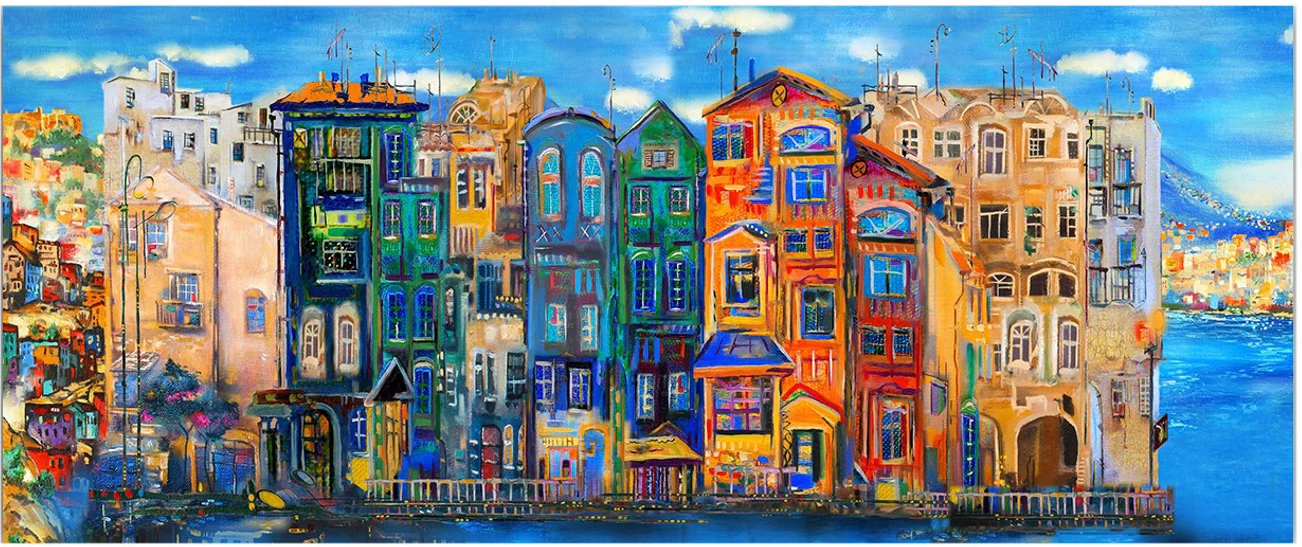 Pikturë dekorative në kanavacë, shumëngjyrëshe, YTY3502432915_50120, 50x120cm