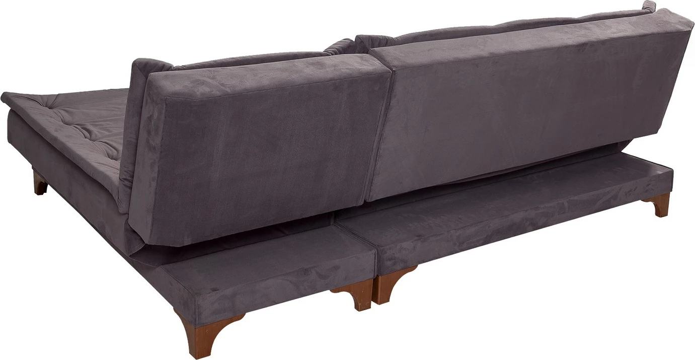 Kënd-sofa krevati Atelier del Sofa, kënd majtas, ngjyrë antracit