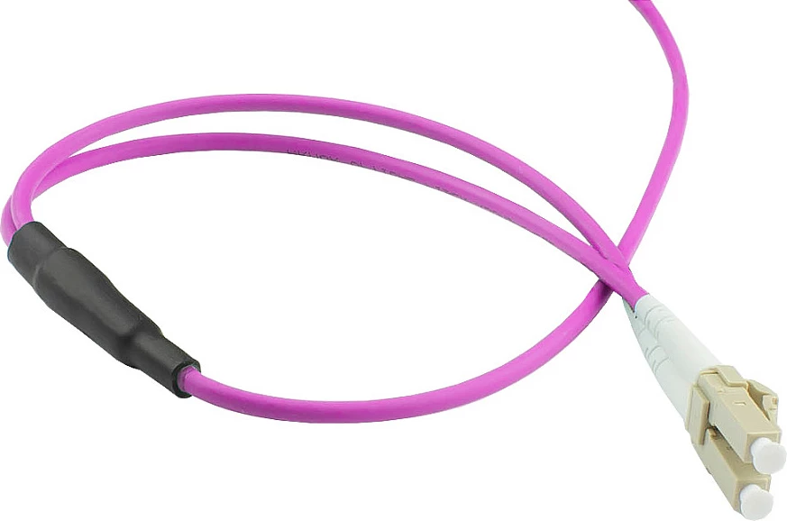Kabllo fibër optike GoodConnections LW-P810LC4, OM4 multimode, LC-LC, 10 m, LSZH, vjollcë