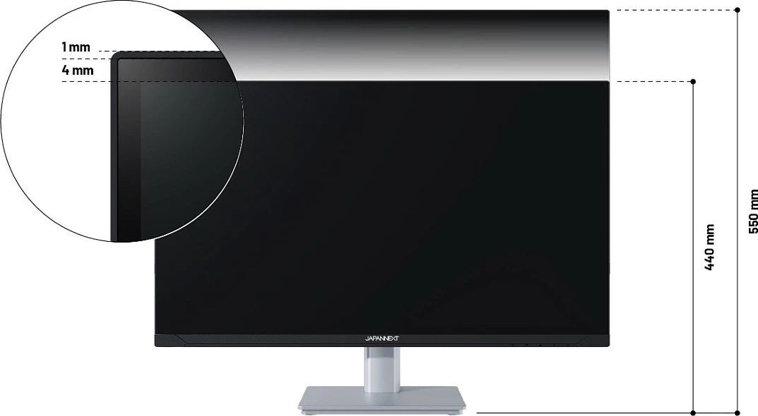 Monitor JAPANNEXT JN-IPS275K-HSPC9, 27", 5K 5120x2880, IPS, FreeSync, HDR, zi/argjend