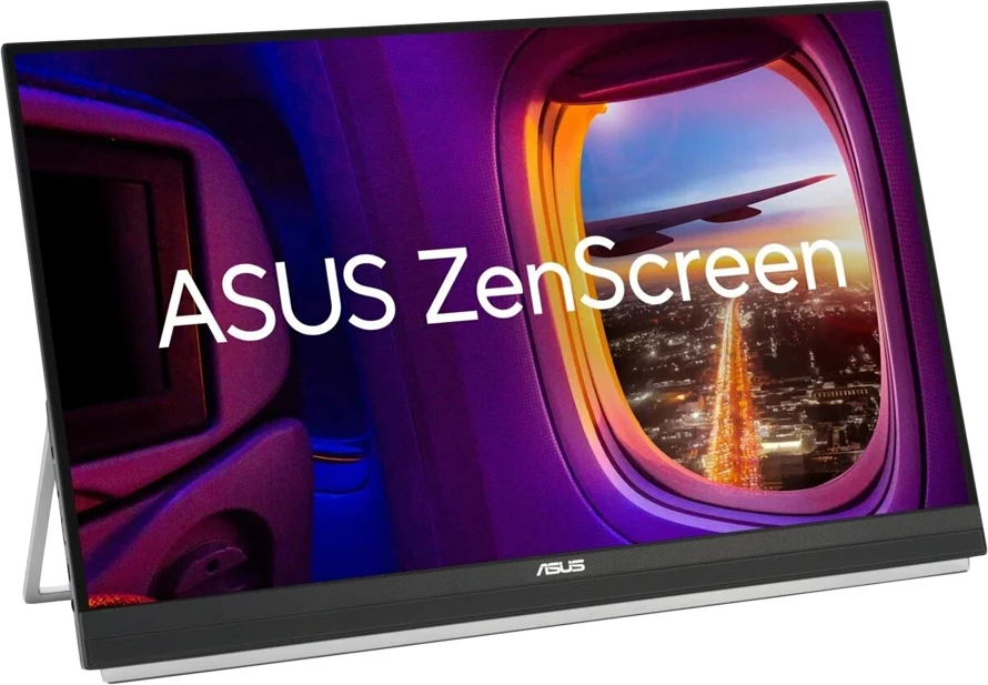 Monitor portativ ASUS ZenScreen MB27ACF 27" QHD IPS 100Hz USB-C PD 70W me altoparlantë, i zi