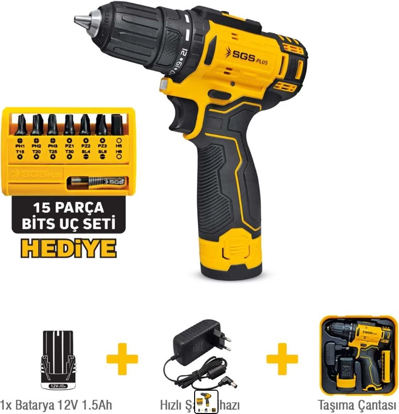 Aku shpuse 12V 1x1.5Ah SGS5147