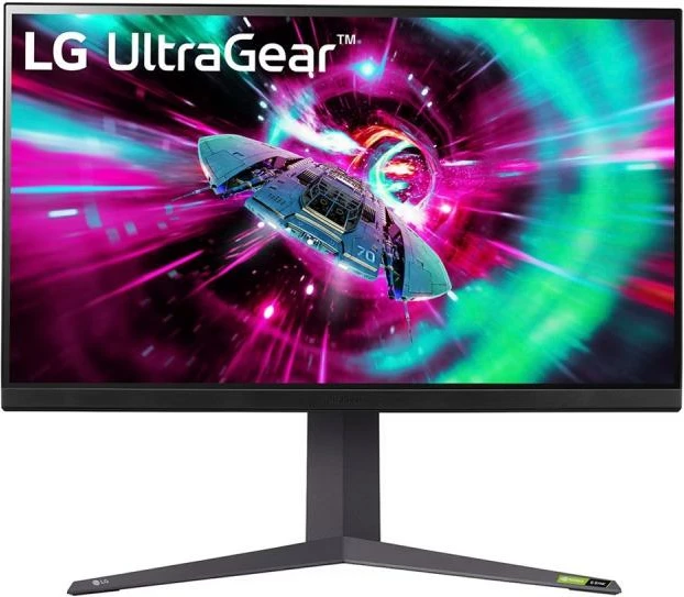 Monitor, LG, 32GR93U-B (32GR93UB/32GR93U-B.AEU), 32", i sheshtë LCD, e zezë/gri