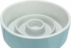 Tas ushqimi slow-feeding Trixie 24520 450 ml 14 cm gri/blu