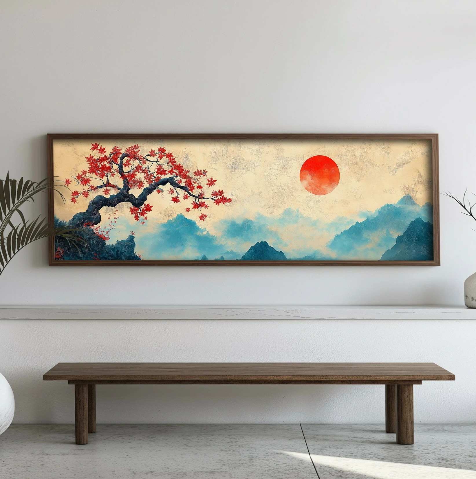 Pikturë dekorative me kornizë, MDF, Wallity, EMR008, shumëngjyrëshe, 40x120x3.5cm