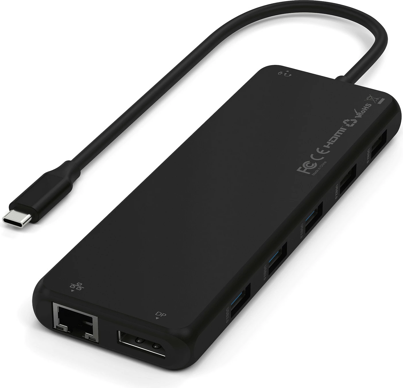 Adapter Multiport USB-C Satechi 13-në-1, Triple Display, i zi