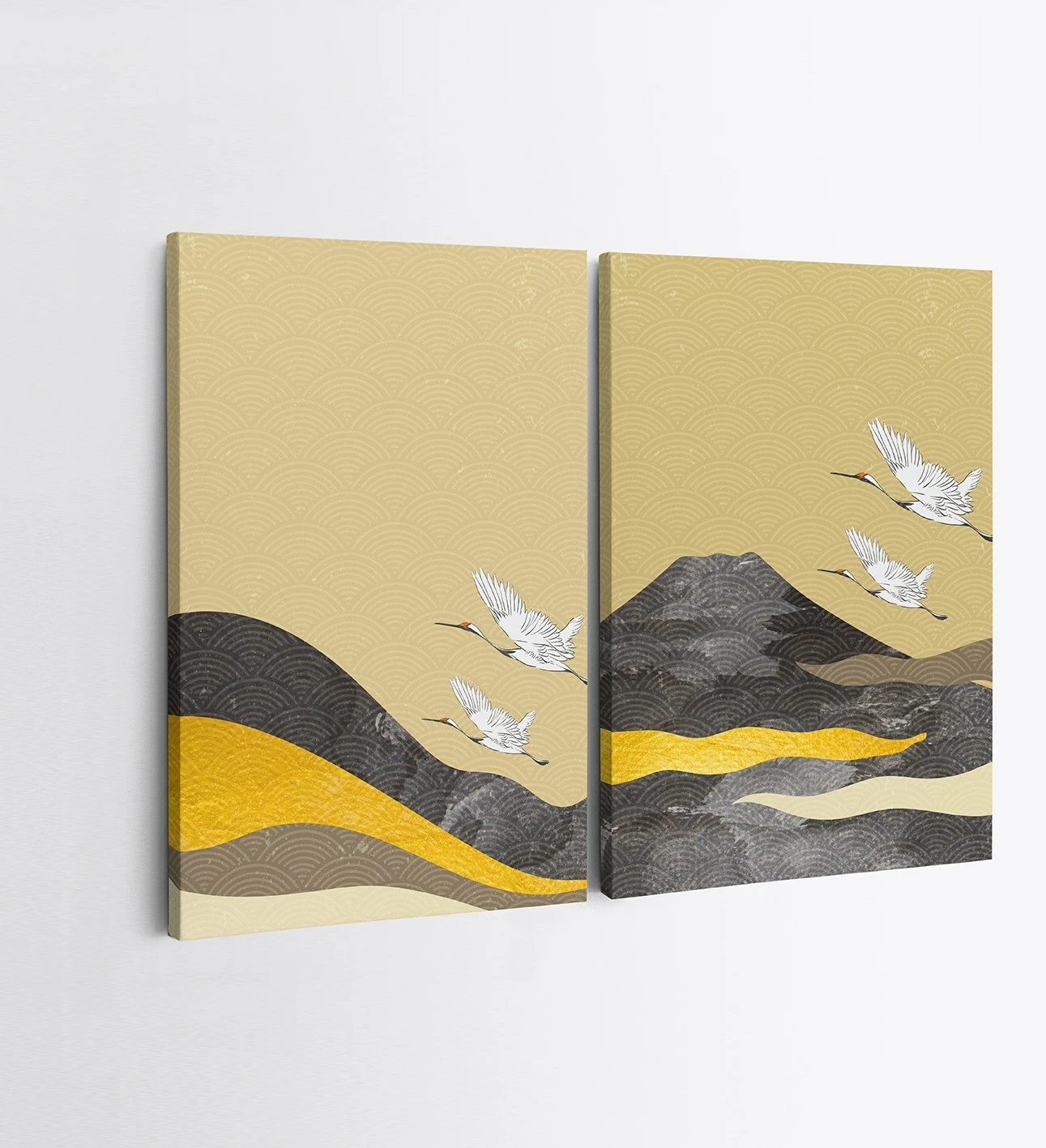 Pikturë dekorative në kanavacë (2 copë), Wallity, 2KNV4244, 50x70cm