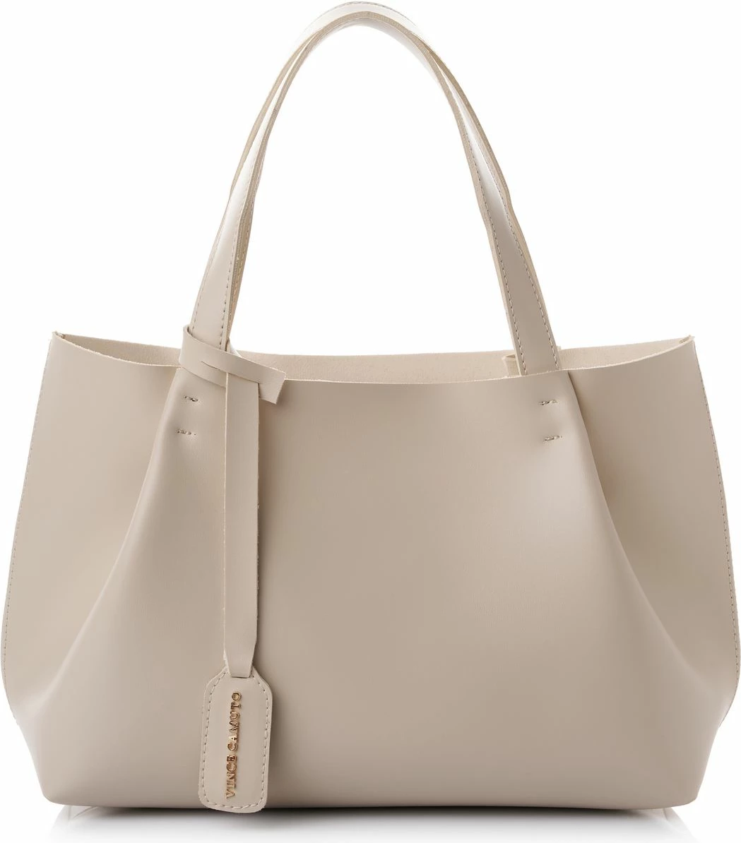 Çantë tote Vince Camuto, Monza, ngjyrë krem