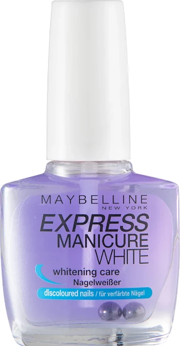 Llak për thonj Maybelline Express Manicure White, 10 ml