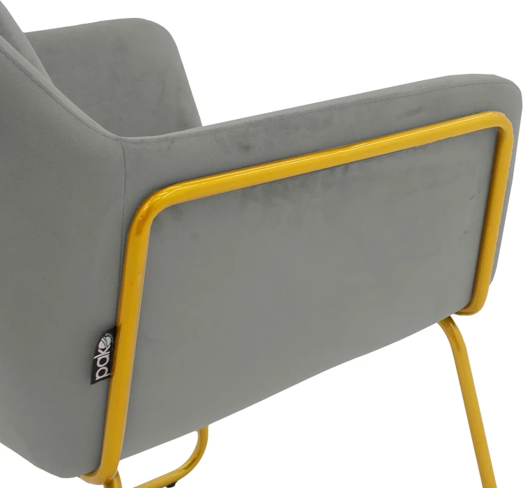 Karrige Mira, gri-ari, 65x69x86cm