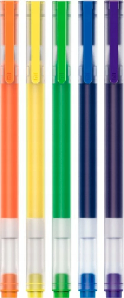 Stilolaps gel Xiaomi Mi High-capacity Ink Pen BHR8860GL 0.5 mm, set 5 copë, shumëngjyrësh