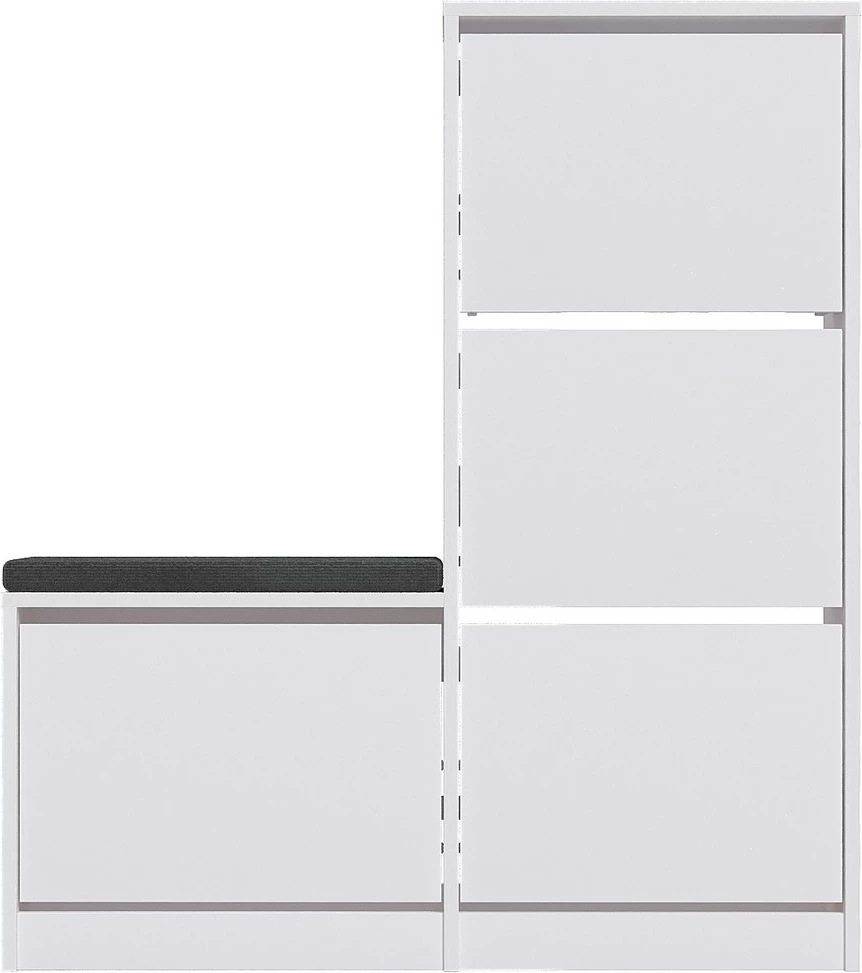 Dollap për këpucë Skye Decor, i bardhë