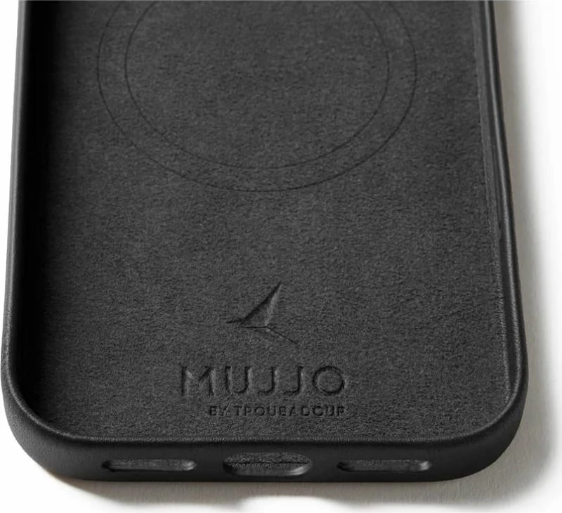 Kapak telefoni Mujjo për iPhone 17 Pro Max, i zi