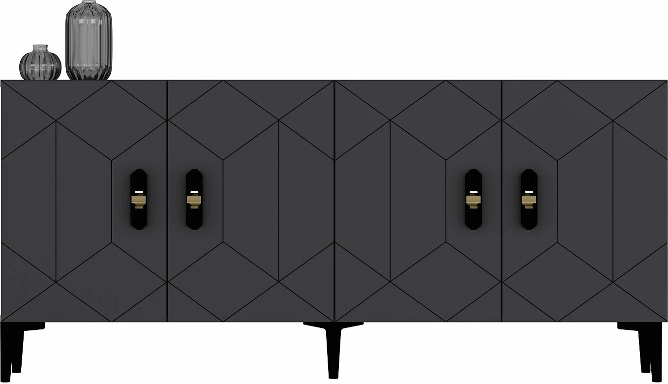 Konsol Skye Decor, ngjyrë antracit, Asos