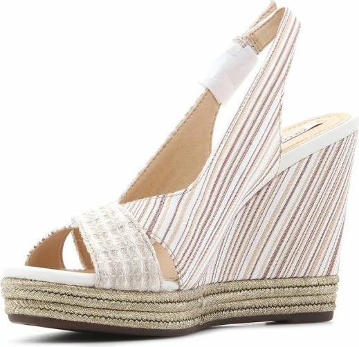 Këpucë me takë Geox femra, bezhë/ari