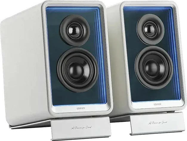 Altoparlantë Edifier QR65, 70W, RGB, Bluetooth, të bardhë