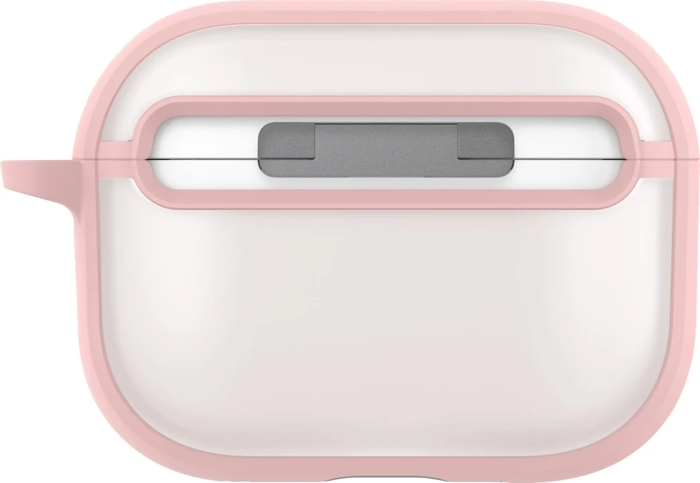 Mbështjellës UNIQ Veren për AirPods Pro 3, PC/TPU, me karabinë, roze