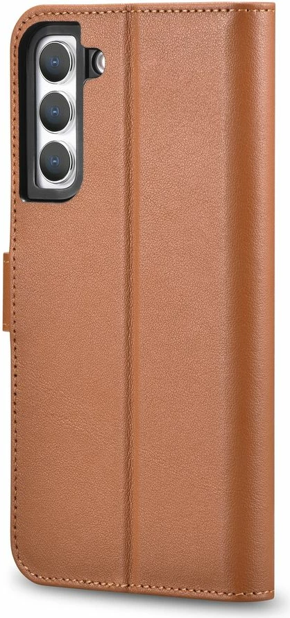 Mbështjellës iCarer Haitang Leather Wallet Case për Samsung Galaxy S22+, kafe