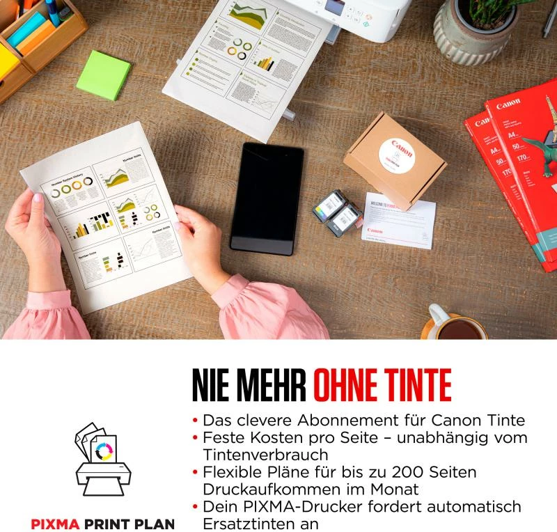 Printer multifunksional, Canon PIXMA TS5351i 4462C106, inkjet 3‑në‑1, Wi‑Fi, A4, 4800x1200 DPI, e bardhë