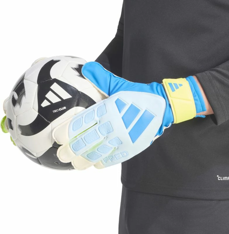 Doreza portieri adidas Predator KA7786, të bardha/verdhë/kaltër