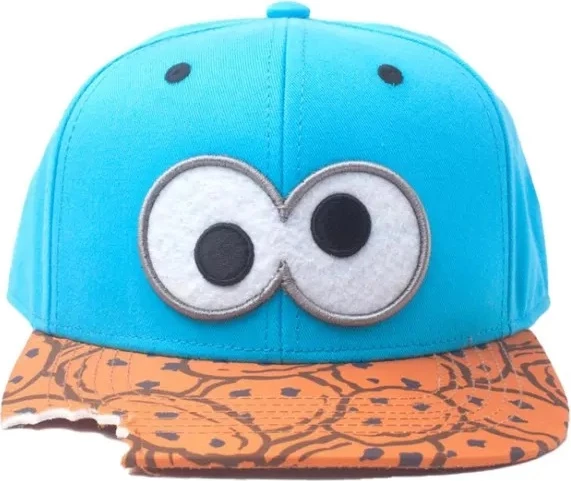 Kapelë snapback Difuzed Sesame Street Cookie Bite, pambuk, e rregullueshme, blu