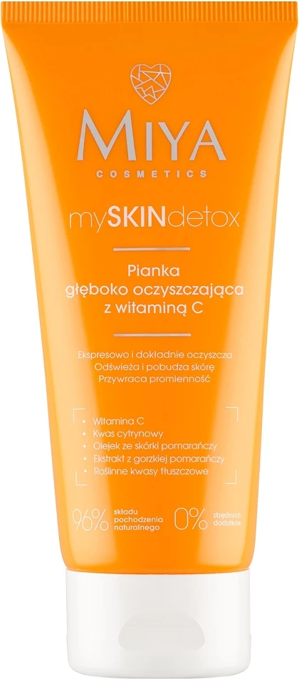Shkumë pastruese për femra Miya Cosmetics MySkinDetox, 100ml