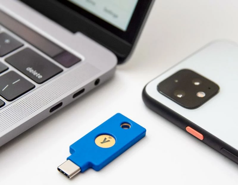 Çelës sigurie USB, Yubico, Security Key NFC 5060408465301, USB-C, NFC, e zezë