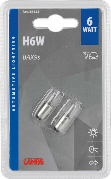 Lampa 12v6w Bax9s Blister